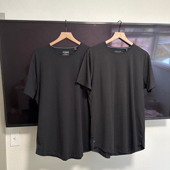 Cuts crew curve hem anniversary edition blue X - size XL 2 separate pieces - Picture 1 of 1